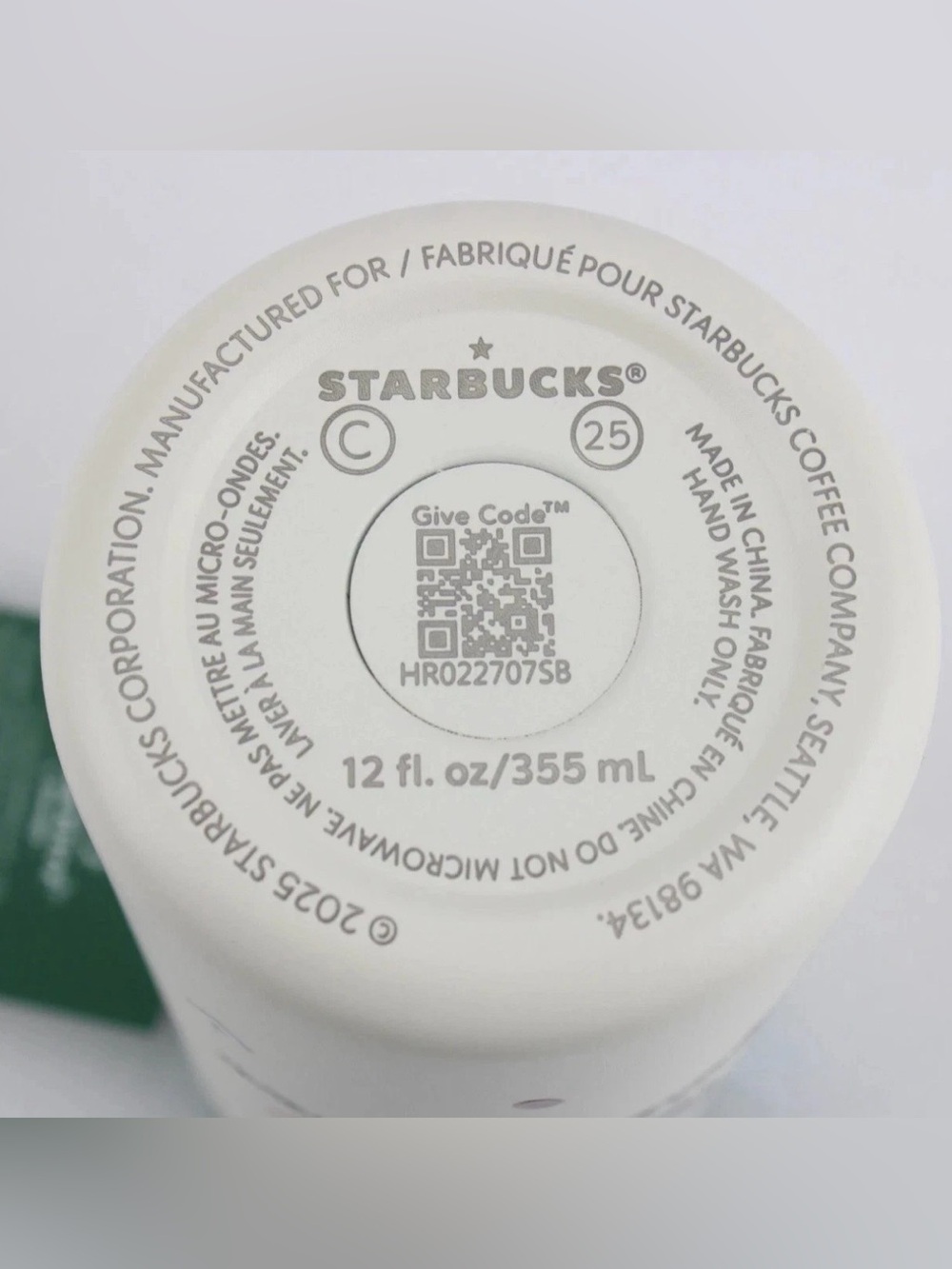 Hello Kitty Starbucks 12 oz Stainless Hot/Cold Tumbler w Lid Limited Edition - Picture 5 of 7